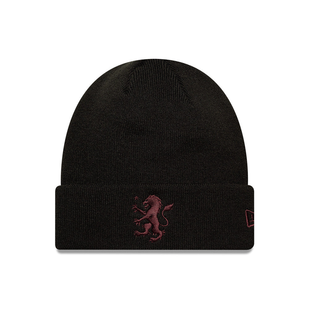 Aston Villa Core Cuff Beanie Adults - Black
