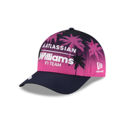 Williams F1 Team 2026 Miami 9Forty Cap M-Crown A-Frame Adults - Night Shift Navy