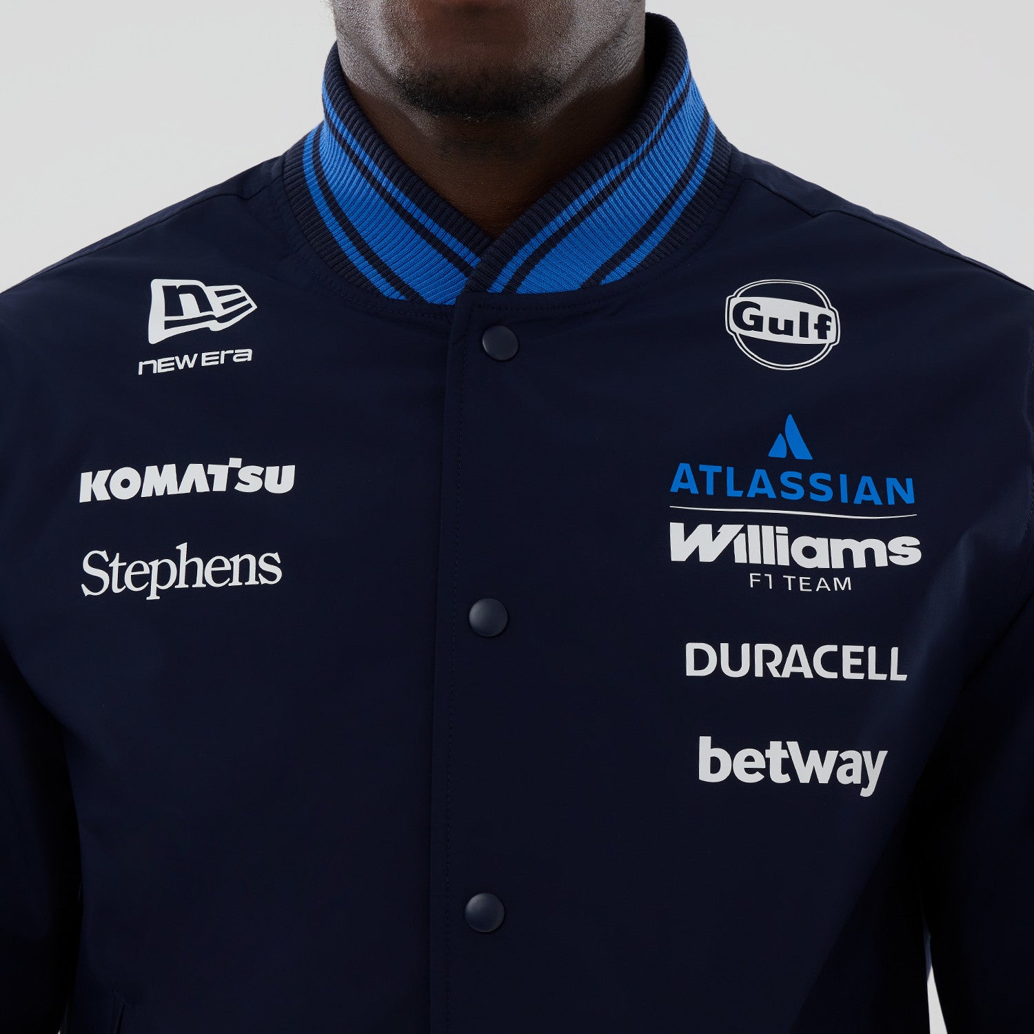 Williams F1 Team 2026 Varsity Jacket Mens - Night Shift Navy