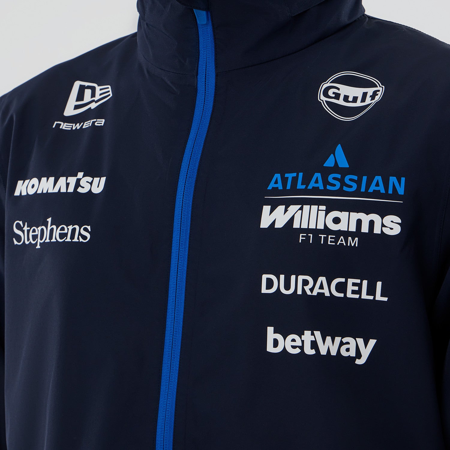 Williams F1 Team 2026 Rain Jacket Mens - Night Shift Navy