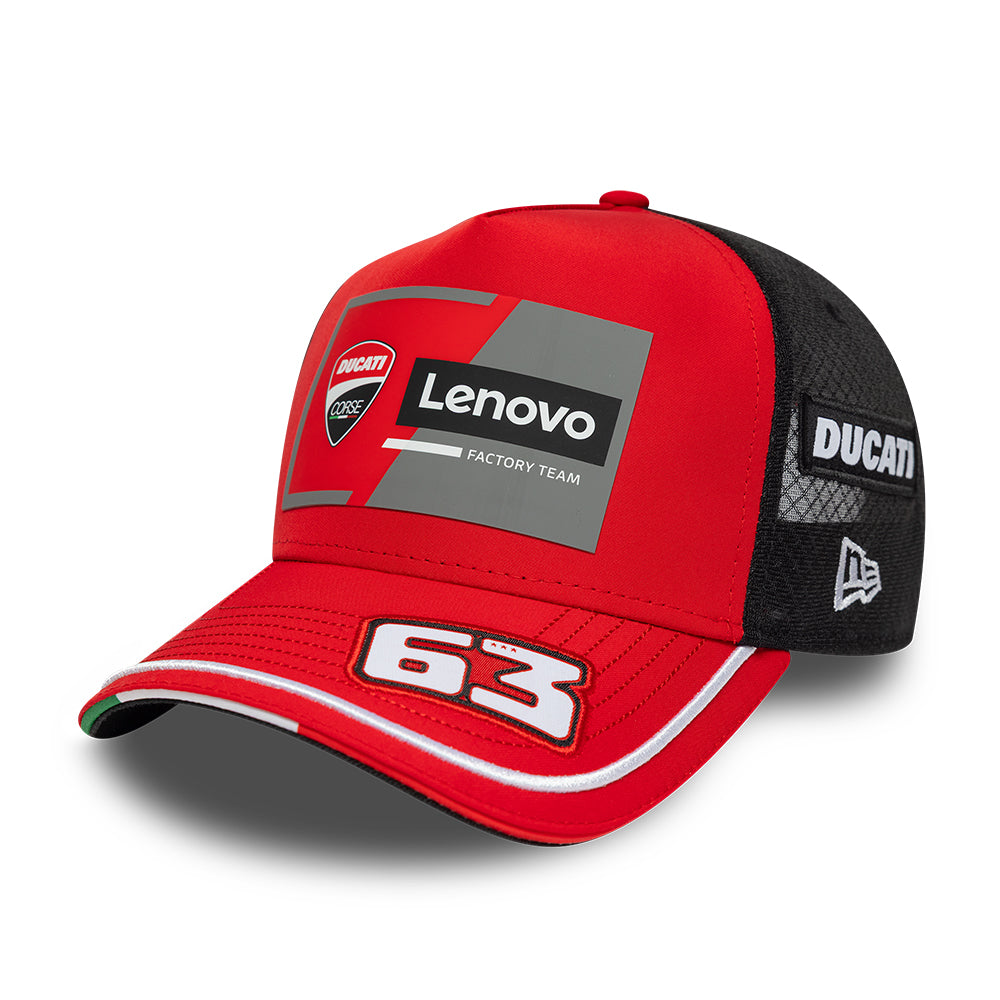 Ducati Team 2026 Pecco Bagnaia 9Forty Cap Adults - Front Door Red