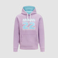 F1 Pastel Miami Hooded Sweat - Purple