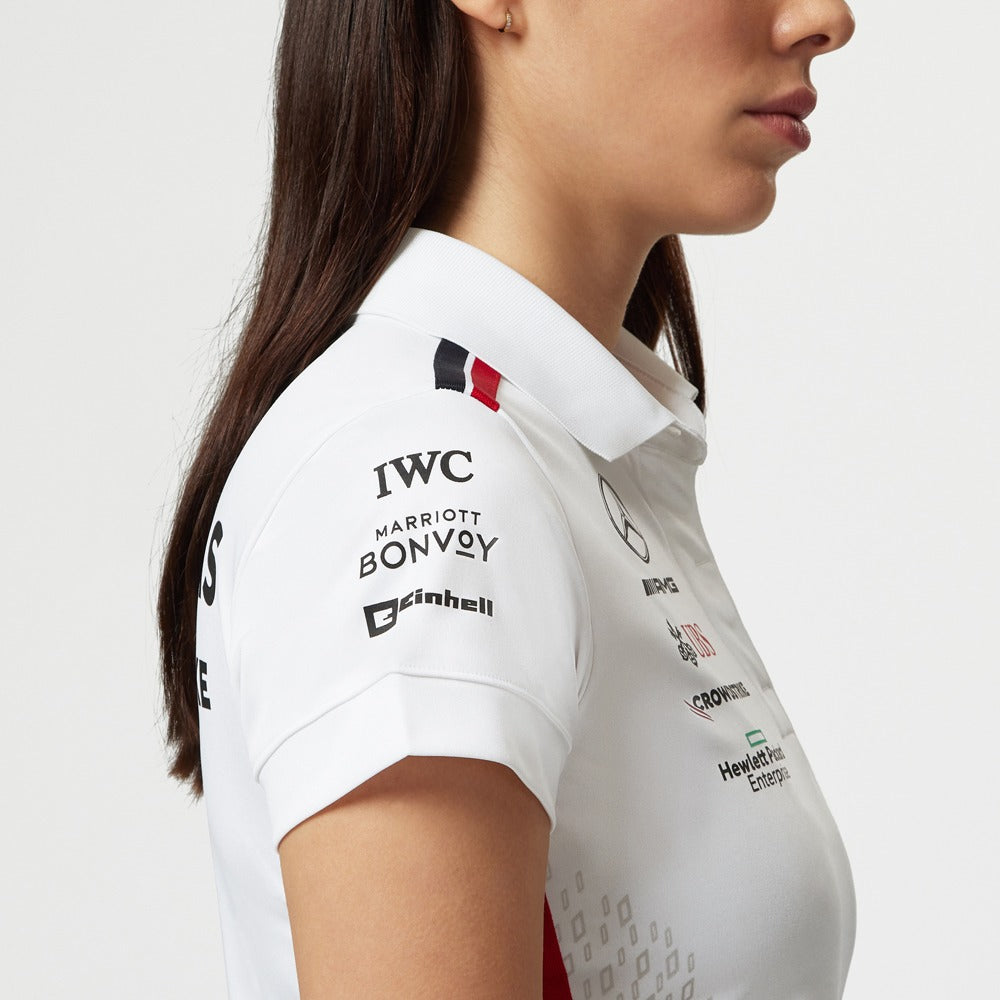Mercedes AMG Petronas F1 2023 Team Polo Womens - White