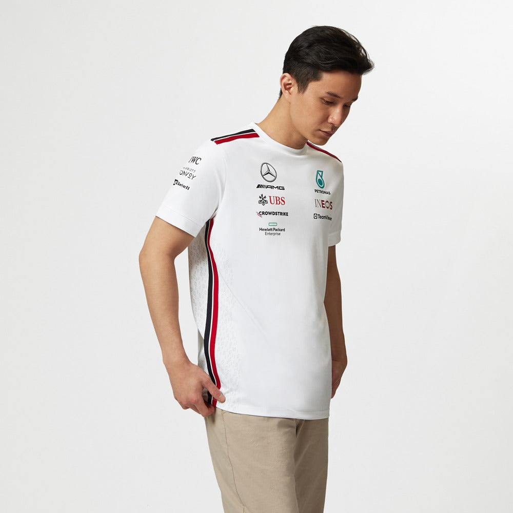 Mercedes AMG Petronas F1 2023 Team Driver Tee Mens - White
