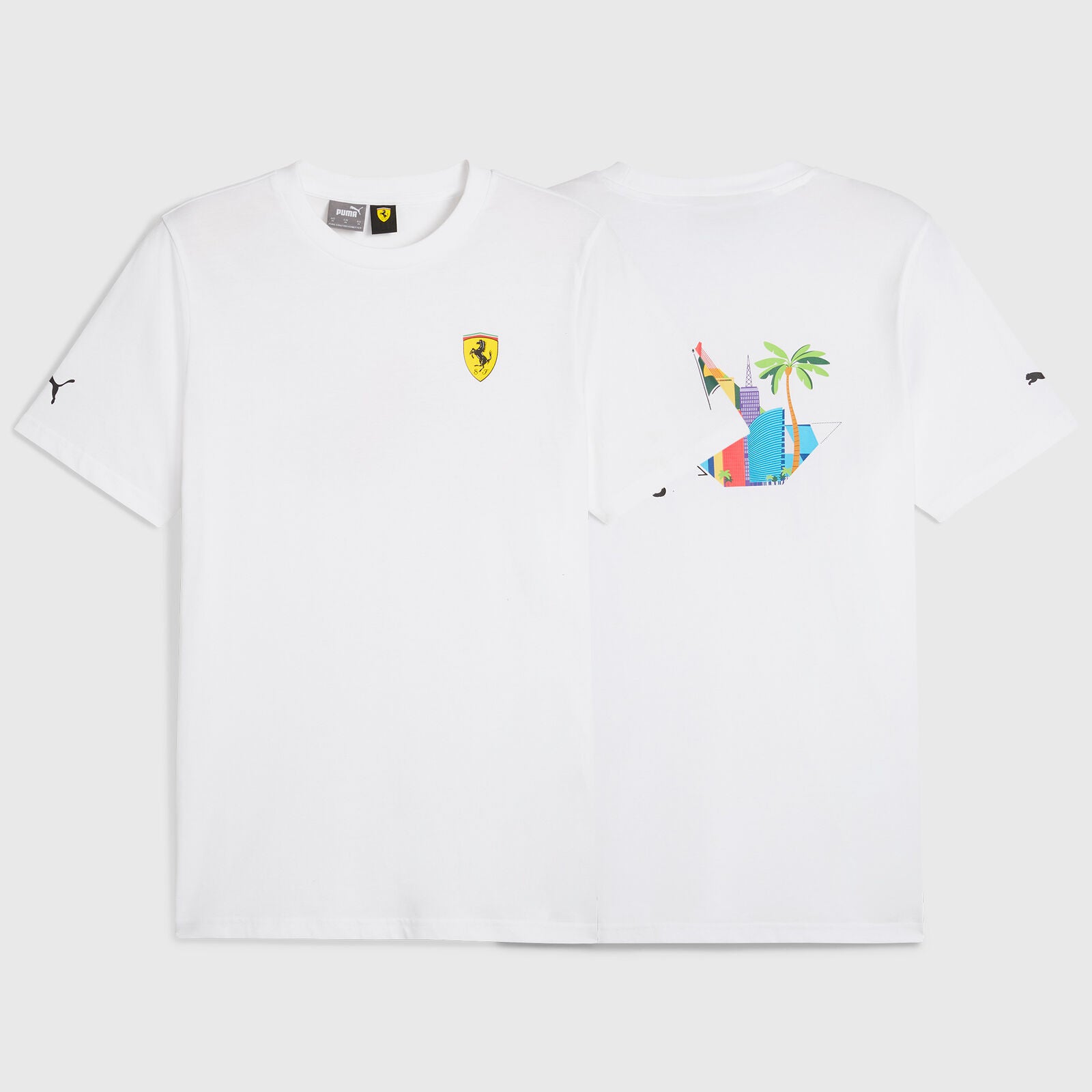 Scuderia Ferrari F1 Special Edition Brazil GP Tee - White