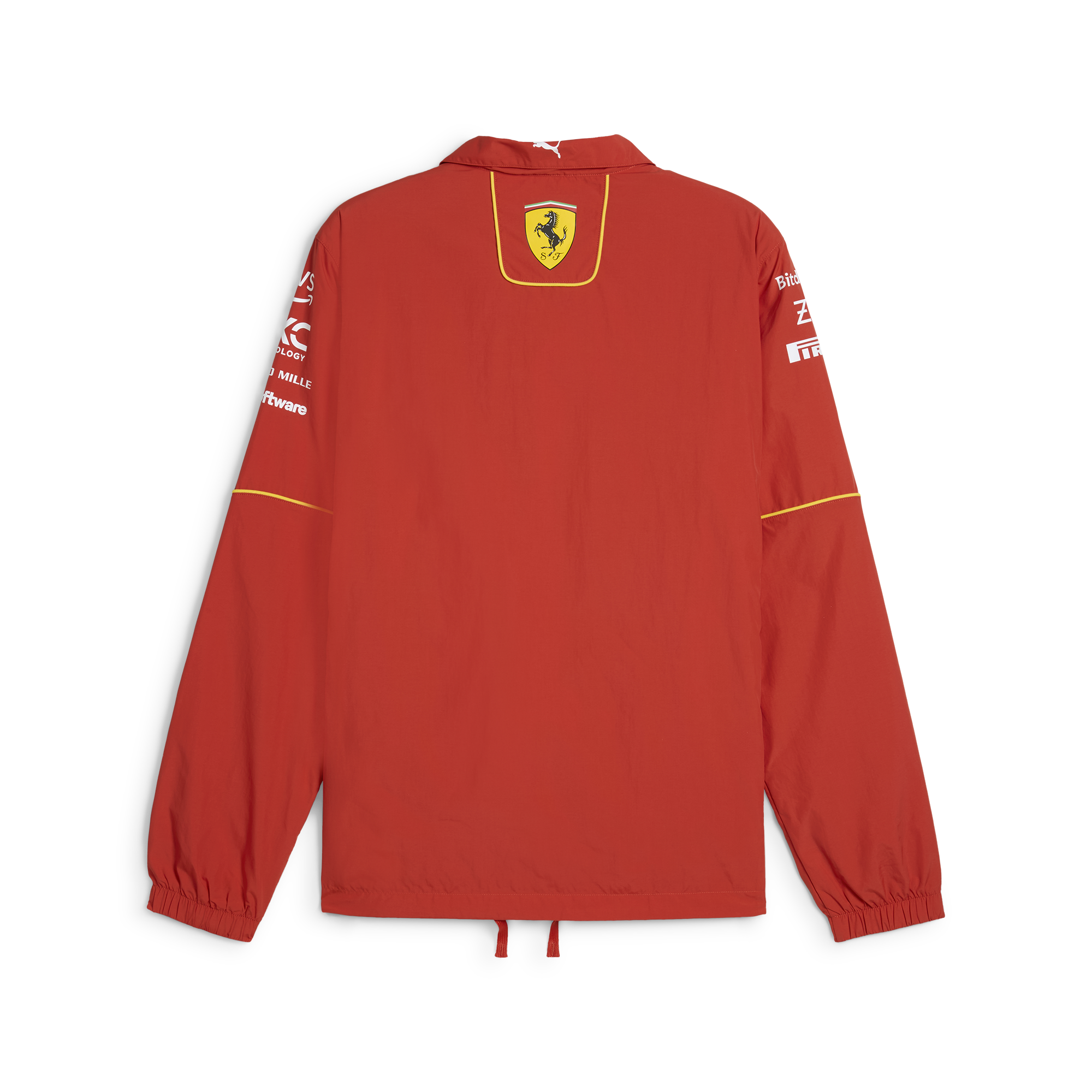 Scuderia Ferrari F1 Team 2024 Coach Jacket Mens - Burnt Red