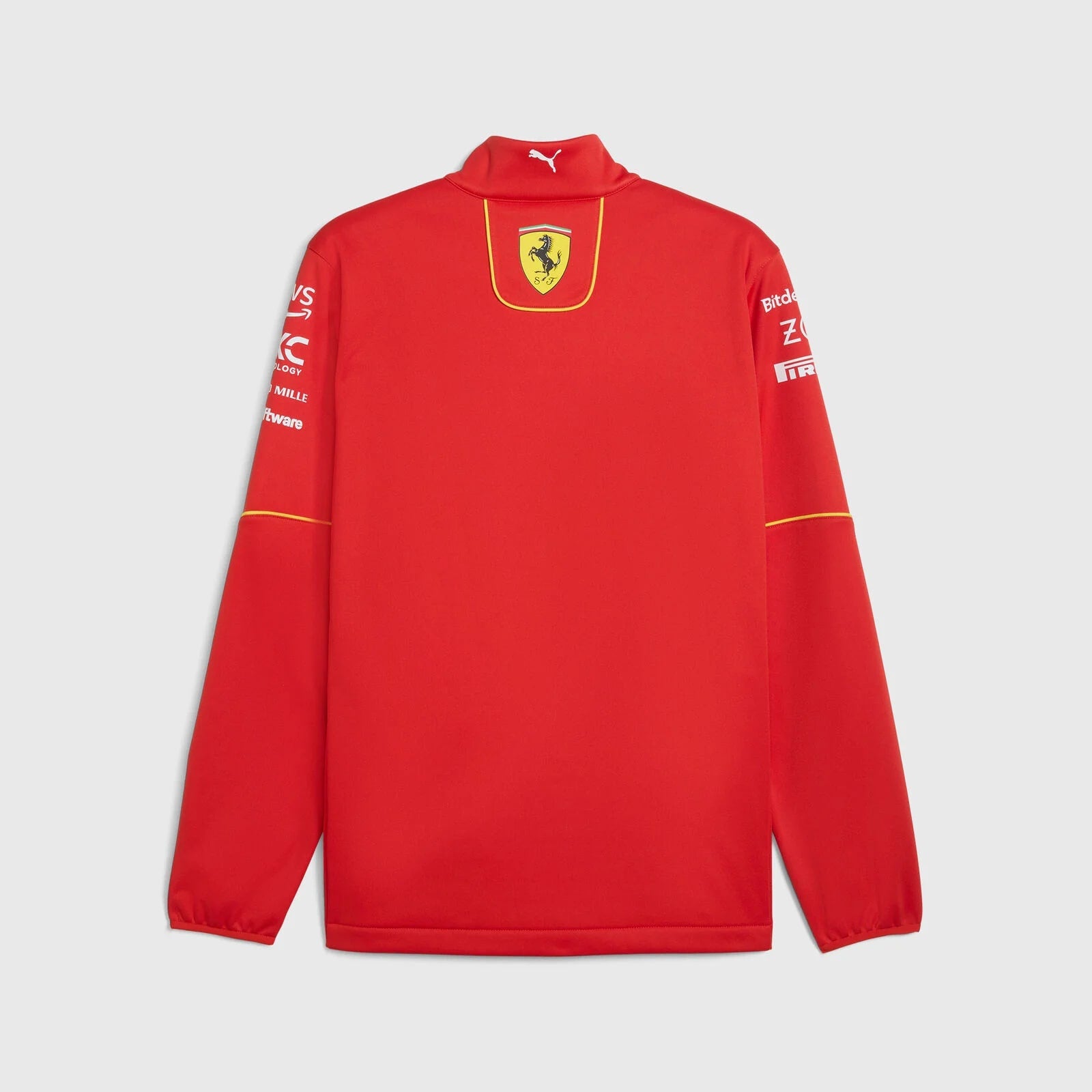 Scuderia Ferrari F1 Team 2024 Softshell Jacket Mens - Burnt Red