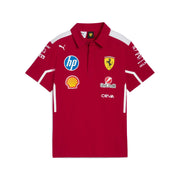 Scuderia Ferrari F1 Team 2025 Polo Mens - Dark Cherry