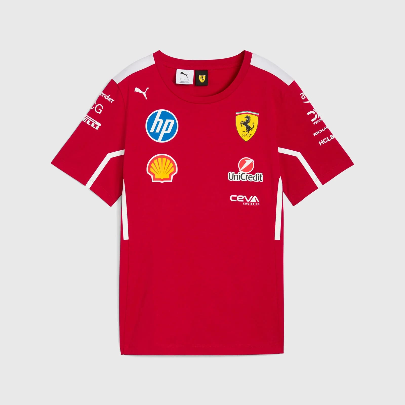 Scuderia Ferrari F1 Team 2025 Tee Kids - Dark Cherry