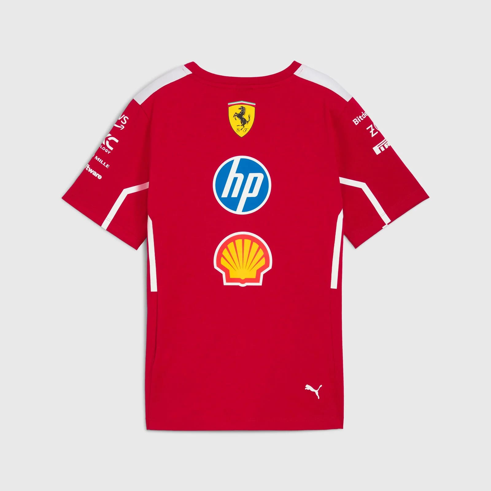 Scuderia Ferrari F1 Team 2025 Tee Kids - Dark Cherry