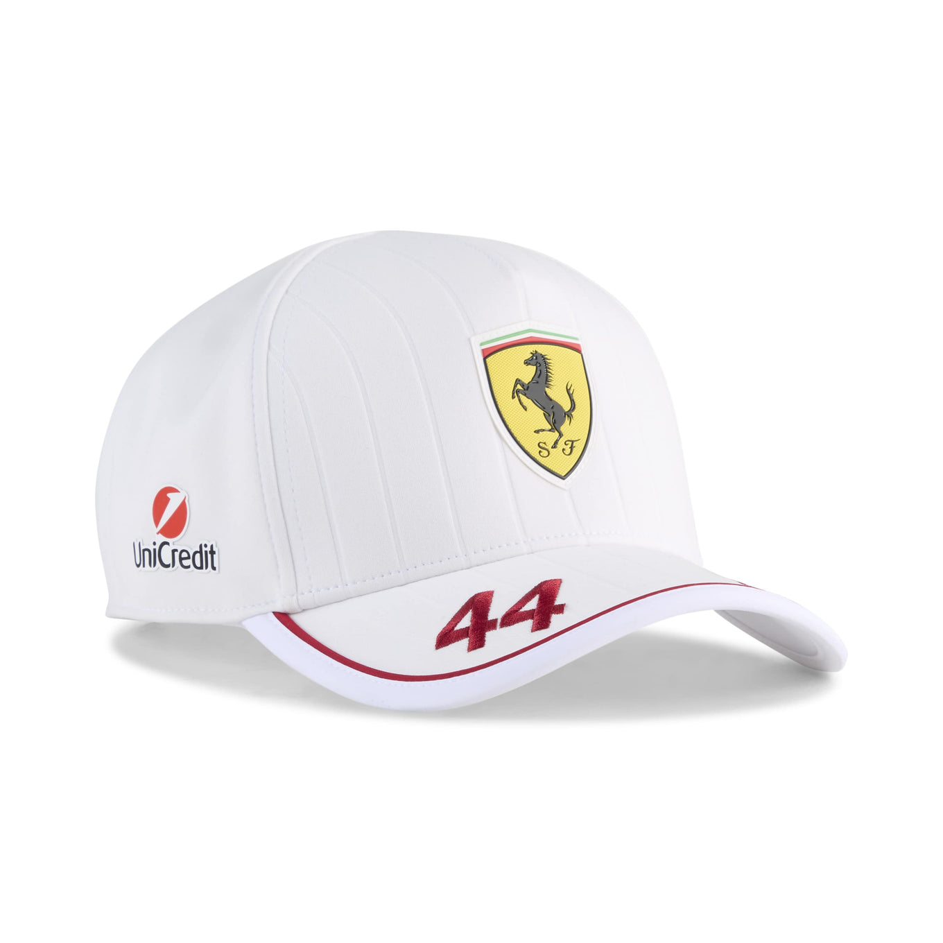 Scuderia Ferrari F1 Team 2025 Hamilton Baseball Cap Adults - White