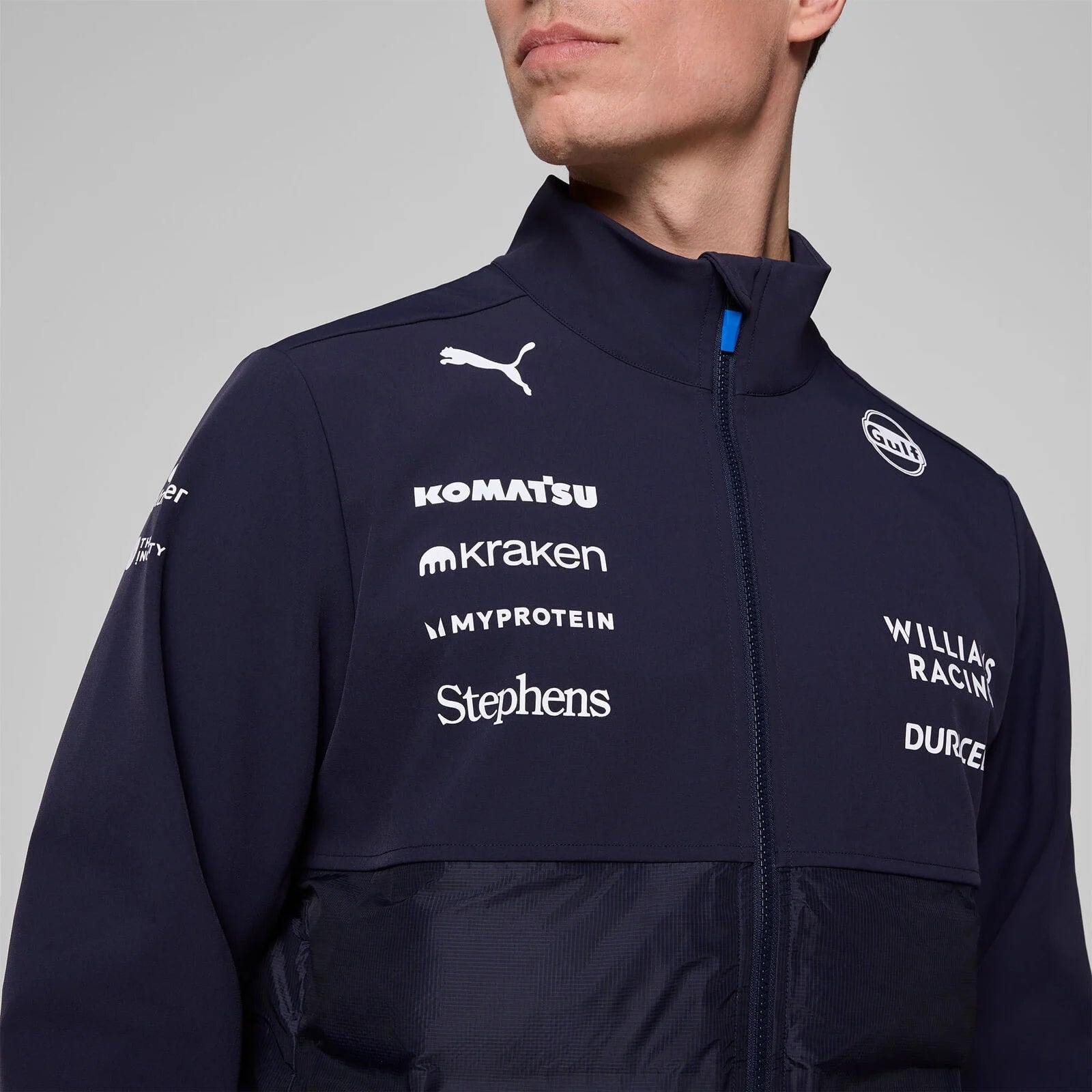 Williams Racing F1 Team 2025 Hybrid Jacket Mens - Navy | TheRaceWorks