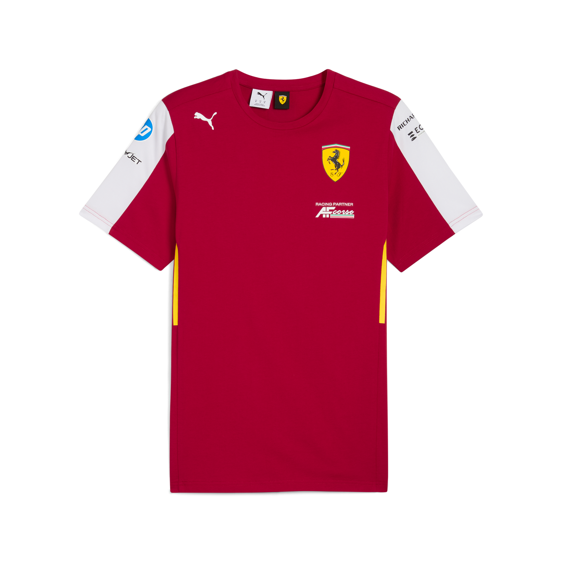 Scuderia Ferrari F1 Team 2025 Le Mans 24H Tee Mens Dark Cherry