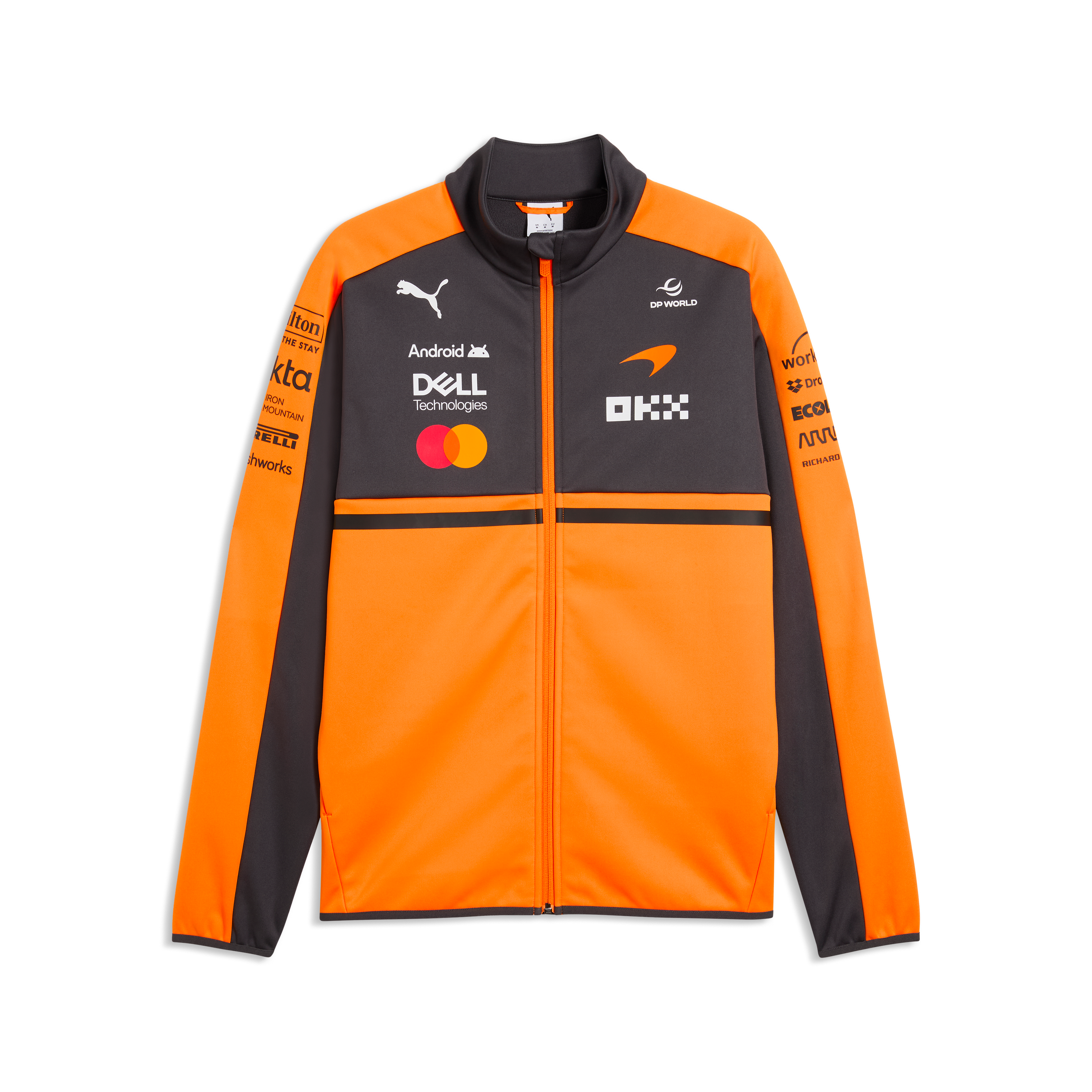McLaren Racing F1 Team 2026 Softshell Jacket Mens - Papaya