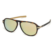 Ducati Plastic Full Rim Round Frame Sunglasses - Tortoise