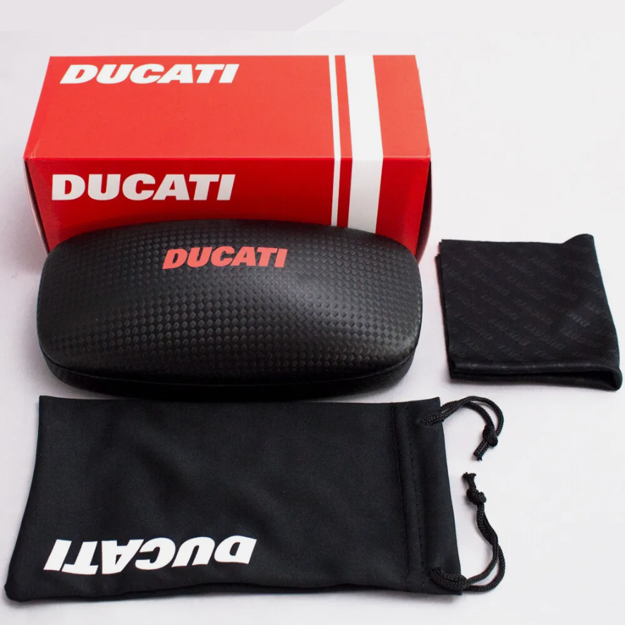 Ducati Metal Full Rim Sunglasses - Dark Red