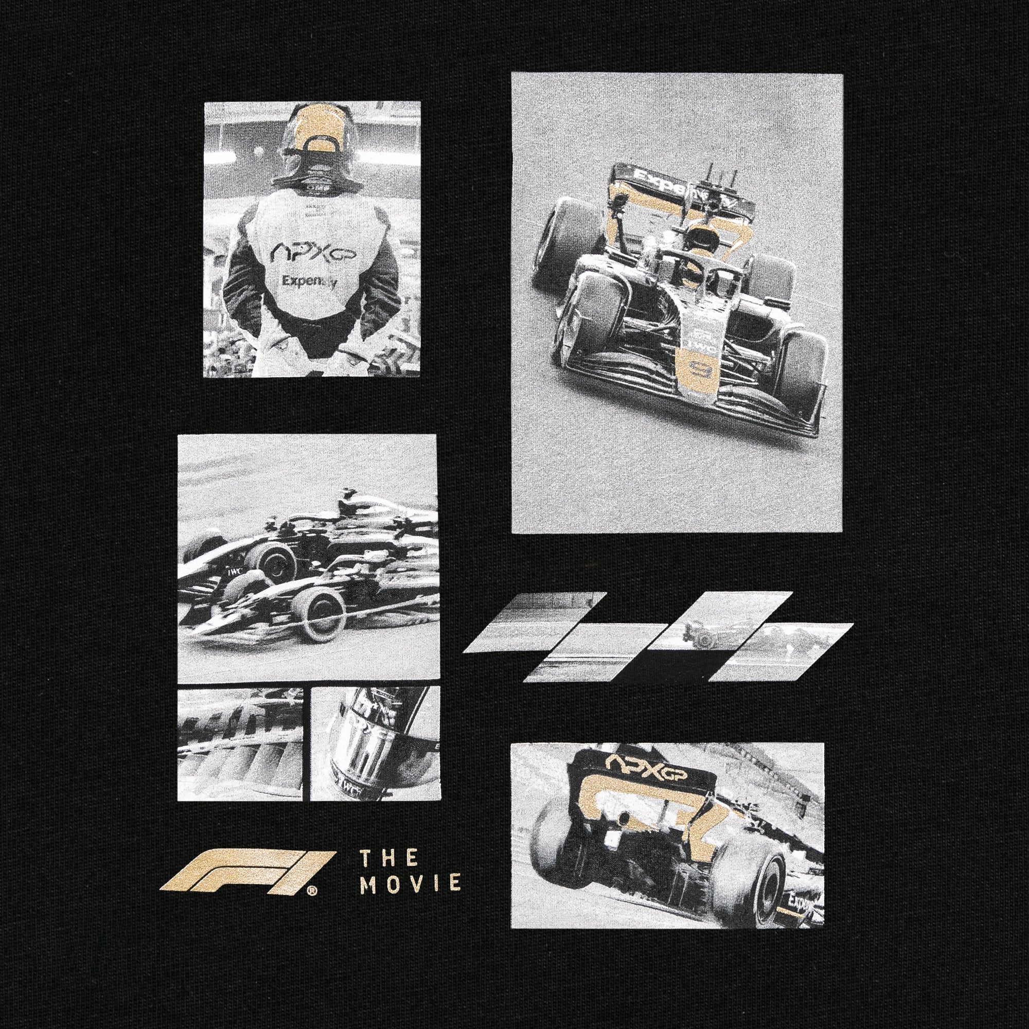 F1 The Movie Photo Collage Hoodie Unisex - Black | TheRaceWorks