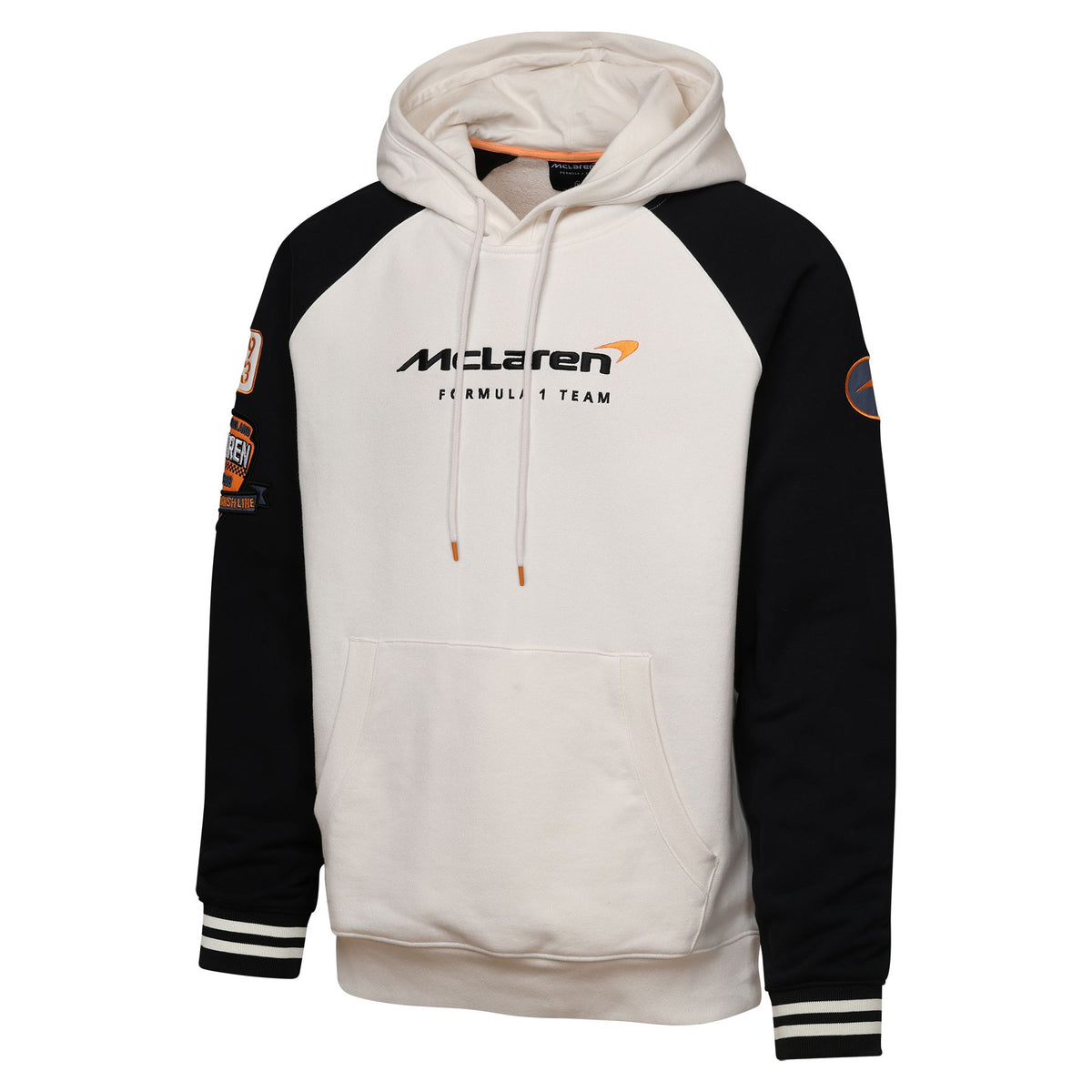 McLaren Racing F1 Drafting Hooded Sweatshirt Mens - Beige | TheRaceWorks