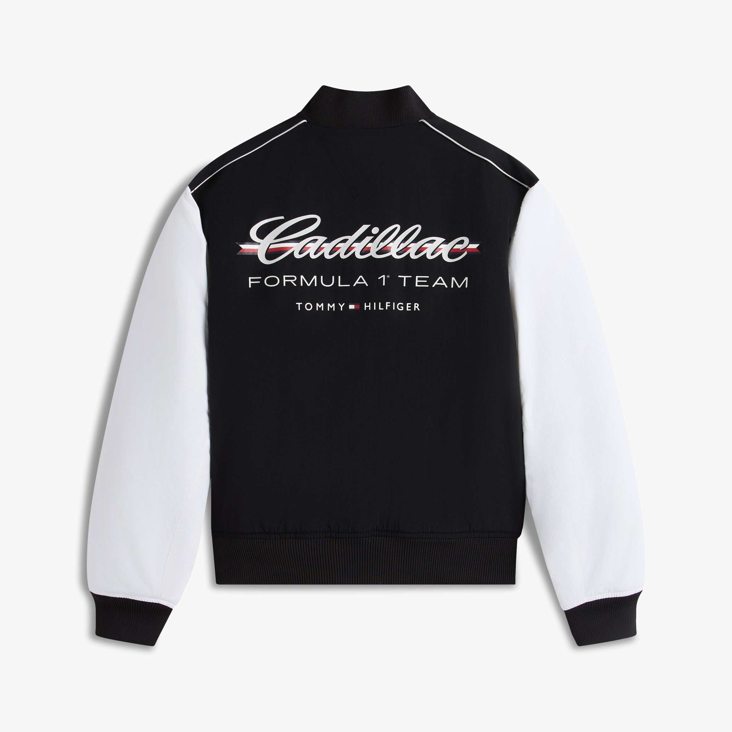 Cadillac F1 X Tommy Hilfiger Bomber Jacket Mens - Black/White