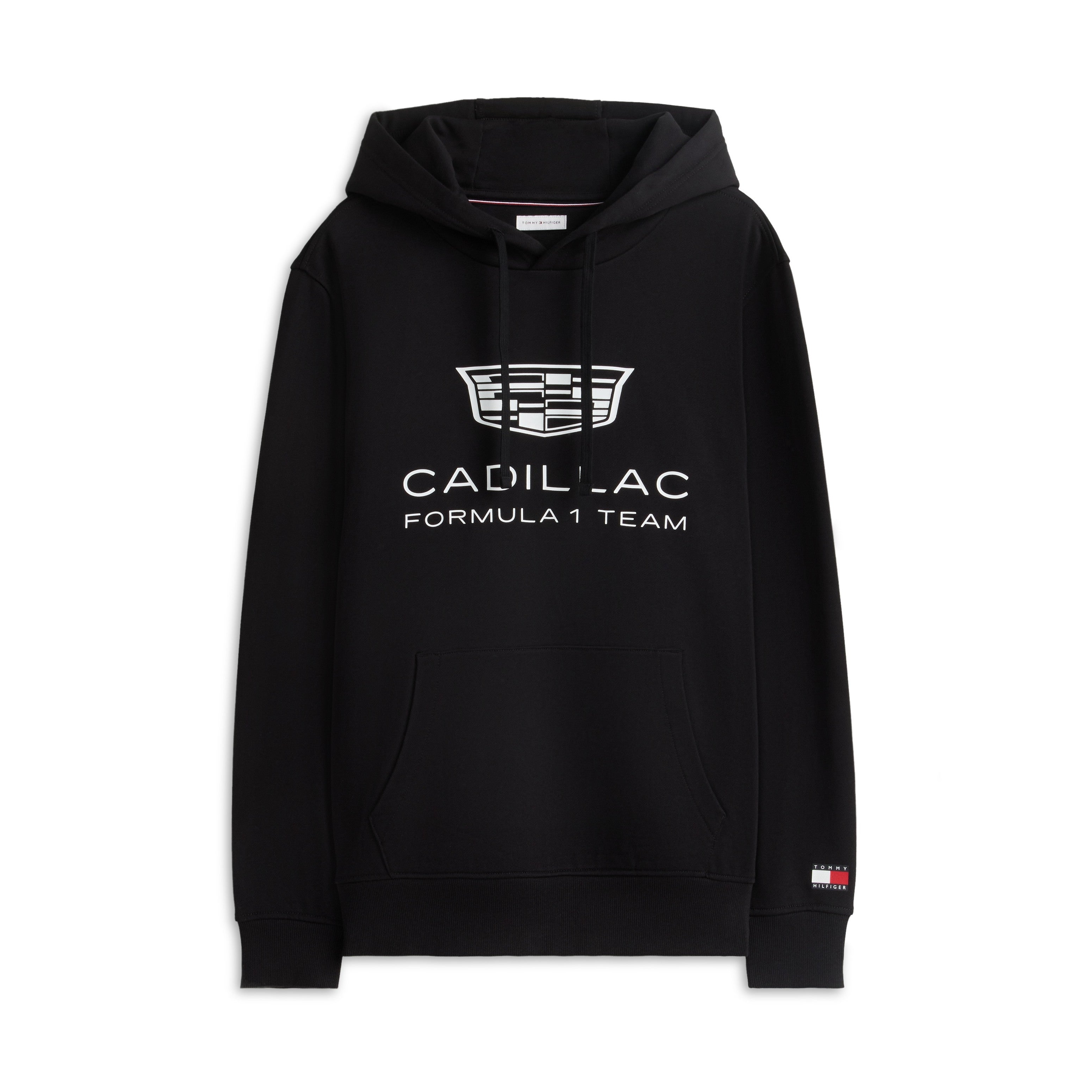 Cadillac F1 X Tommy Hilfiger Shield Hoodie Mens - Black