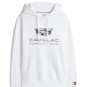 Cadillac F1 X Tommy Hilfiger Shield Hoodie Mens - White