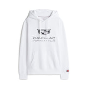 Cadillac F1 X Tommy Hilfiger Shield Hoodie Mens - White