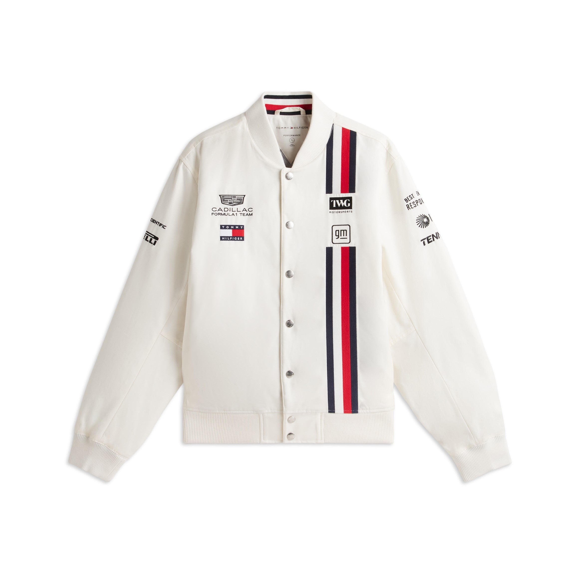 Cadillac F1 Team 2026 X Tommy Hilfiger Silverstone Jacket Mens - White