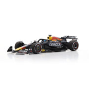 Spark Red Bull Racing F1 Team RB21 Max Verstappen 2025 Abu Dhabi GP Winner F1 Car With Pit Board Adults - Navy - 1:43 Scale