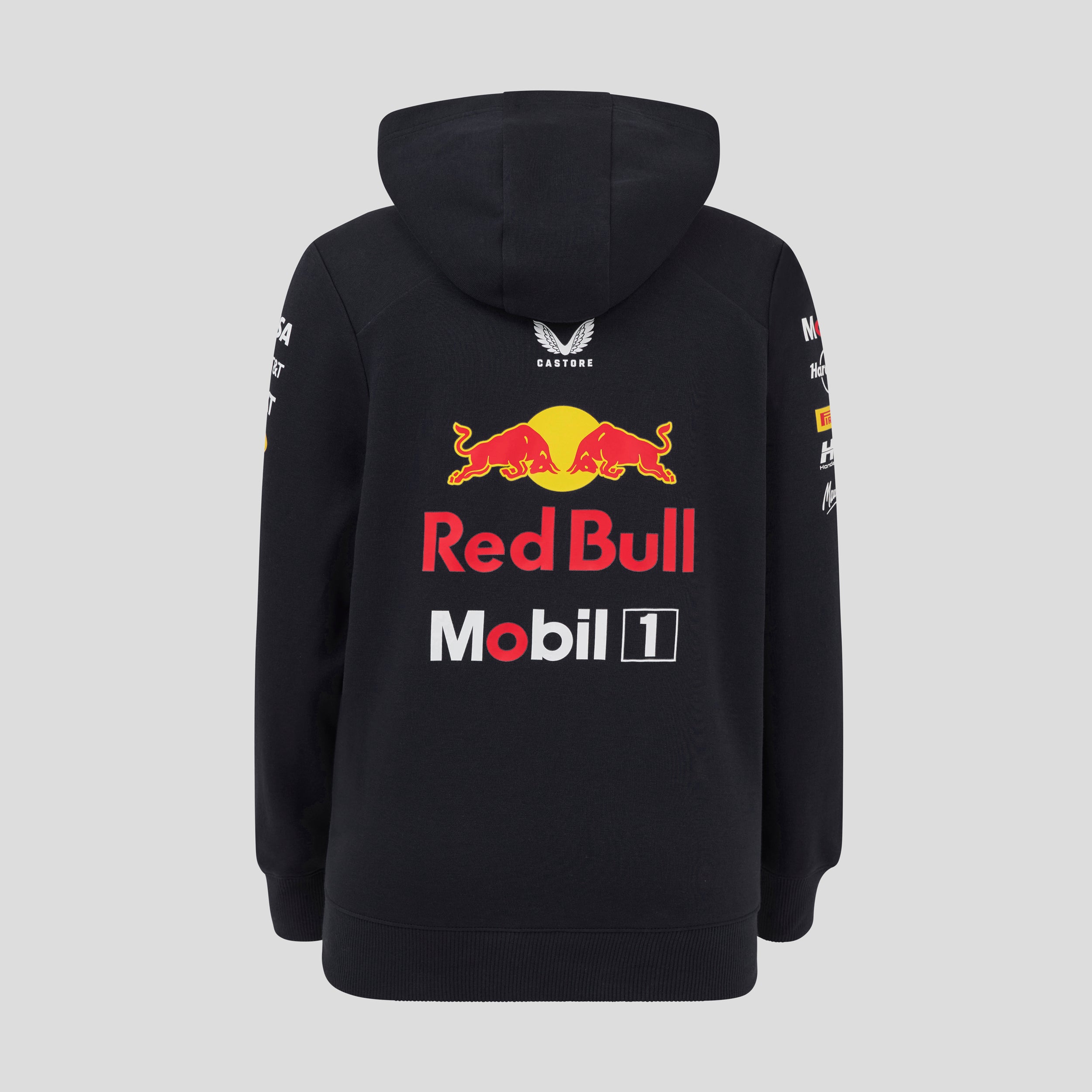 Red Bull Racing F1 Team 2025 Full Zip Hoodie Kids - Night Sky