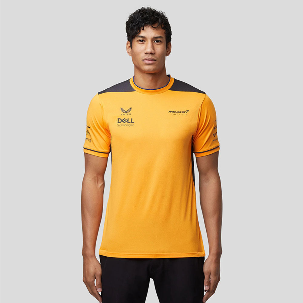 2022 McLaren Team Set Up Tee - Papaya/Phantom