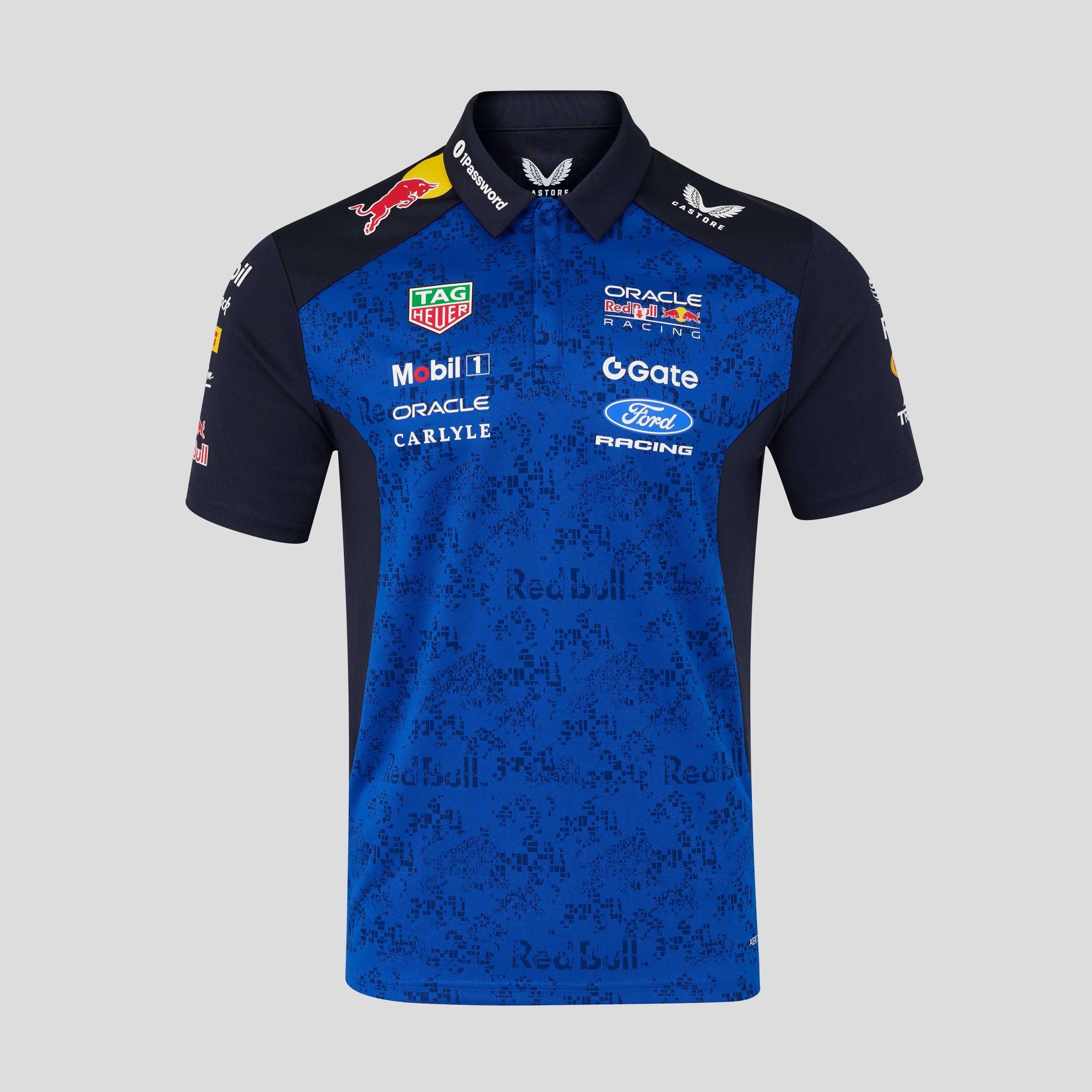 Red Bull Racing F1 Team 2026 Polo Mens - Night Sky / Surf The Web ...