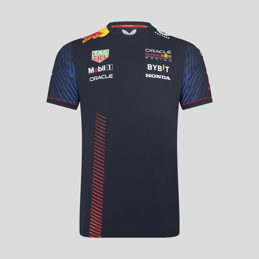 Red Bull Racing F1 2023 Team Set Up Tee Mens - Night Sky