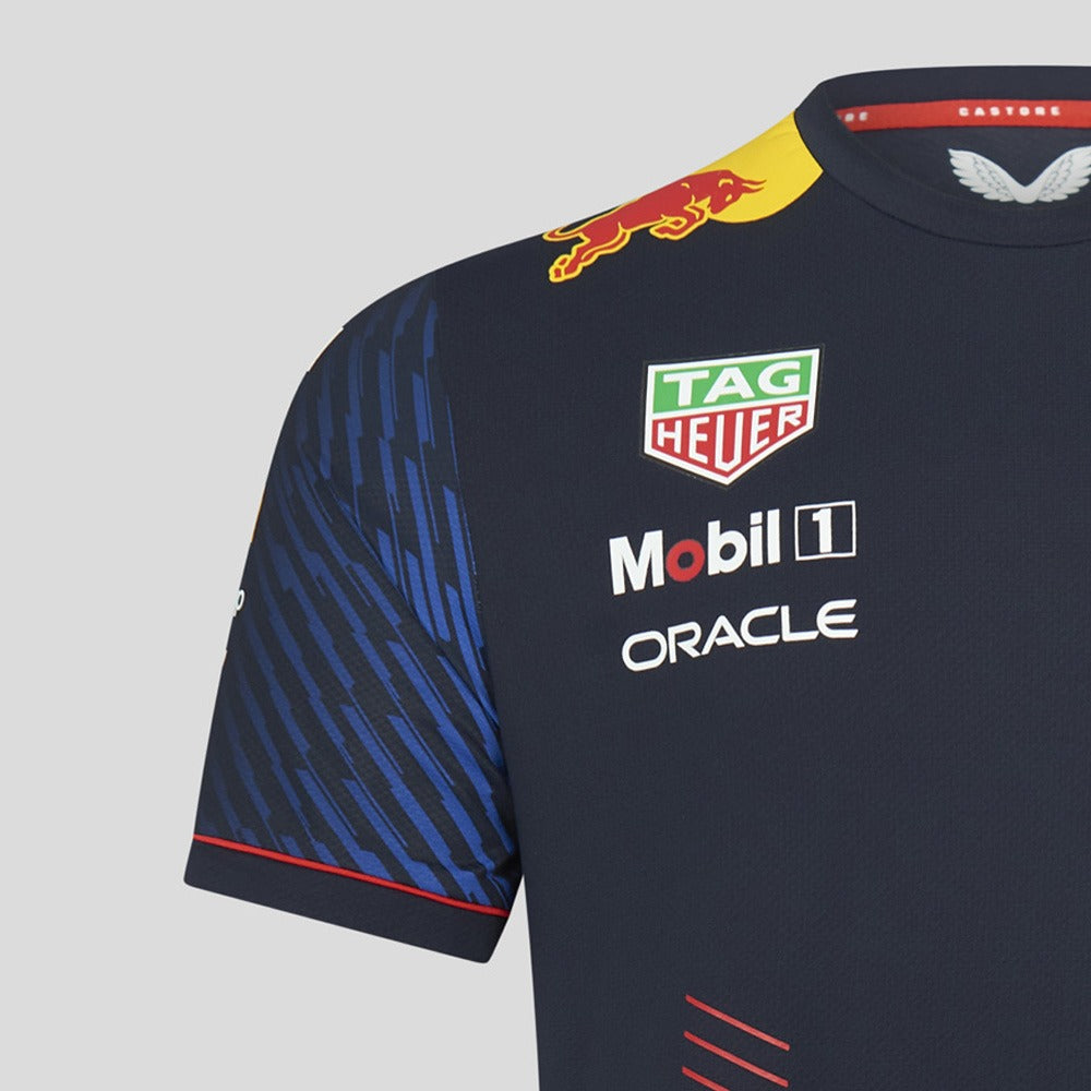 Red Bull Racing F1 2023 Team Set Up Tee Mens - Night Sky