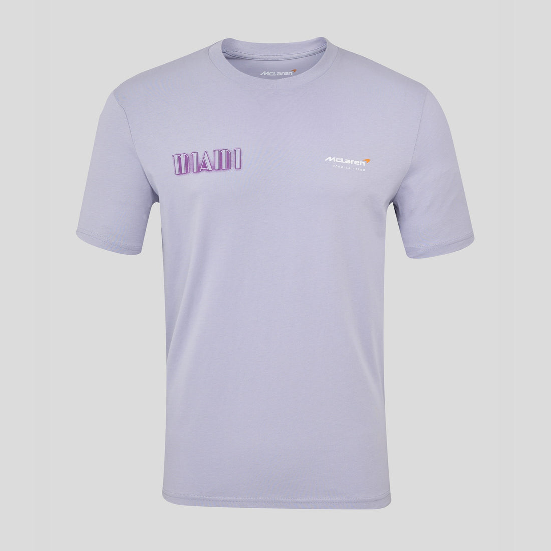 McLaren Racing F1 Miami Race Relaxed Fit Graphic Tee Unisex - Lavendar