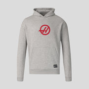 Haas F1 Relaxed Fit Overhead Hoodie Unisex - Grey
