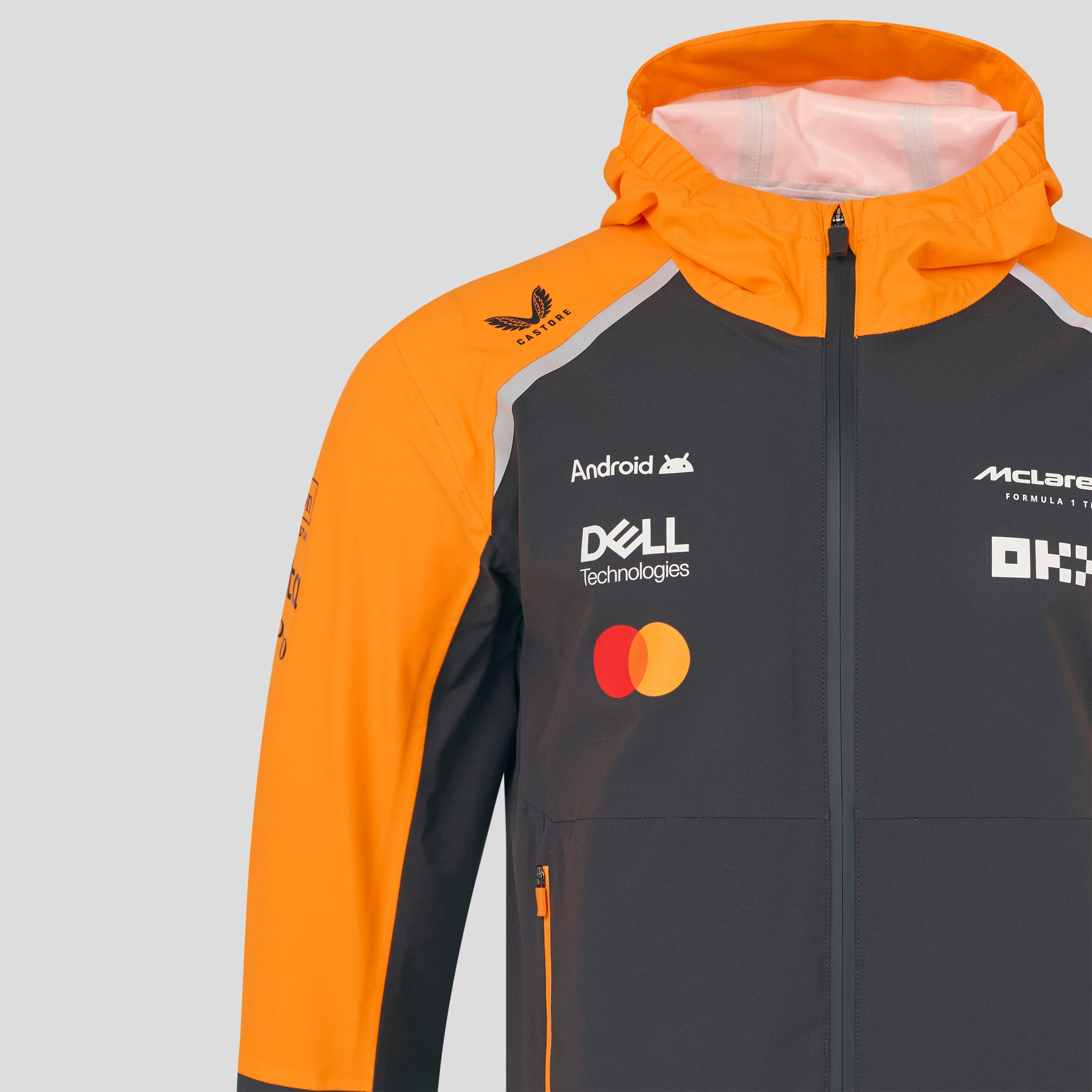 McLaren Racing F1 Official Team 2025 Waterproof Rain Jacket